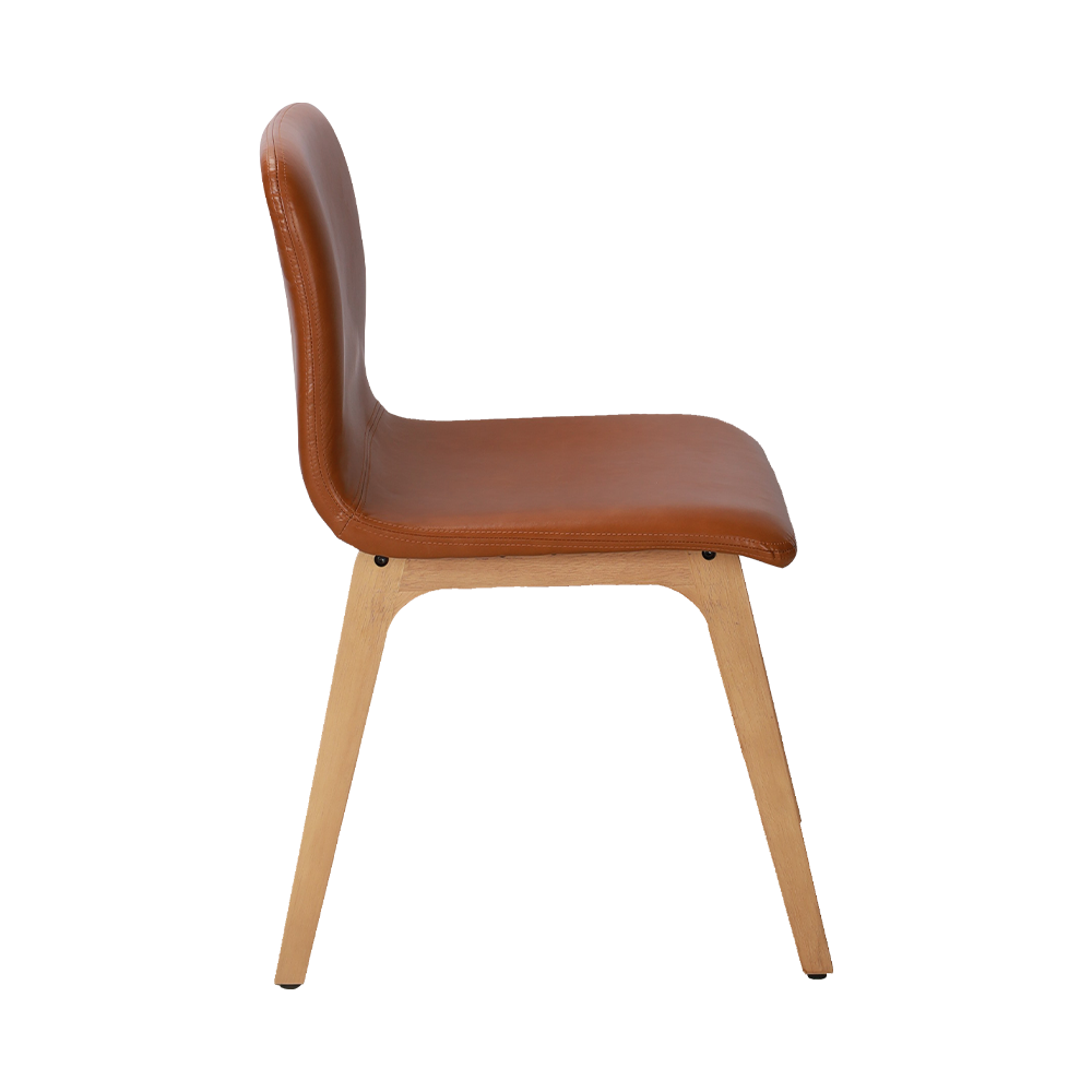 Brown Bentwood solid trä matstol