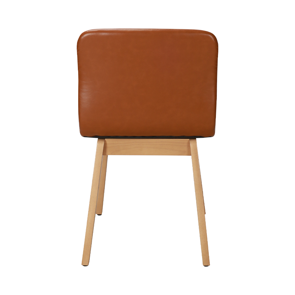 Brown Bentwood solid trä matstol
