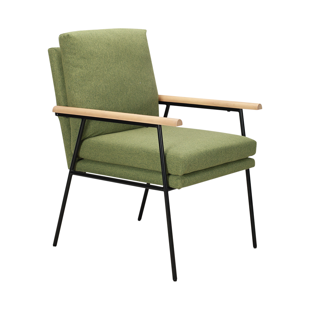 Järnram med armstöds loungestol