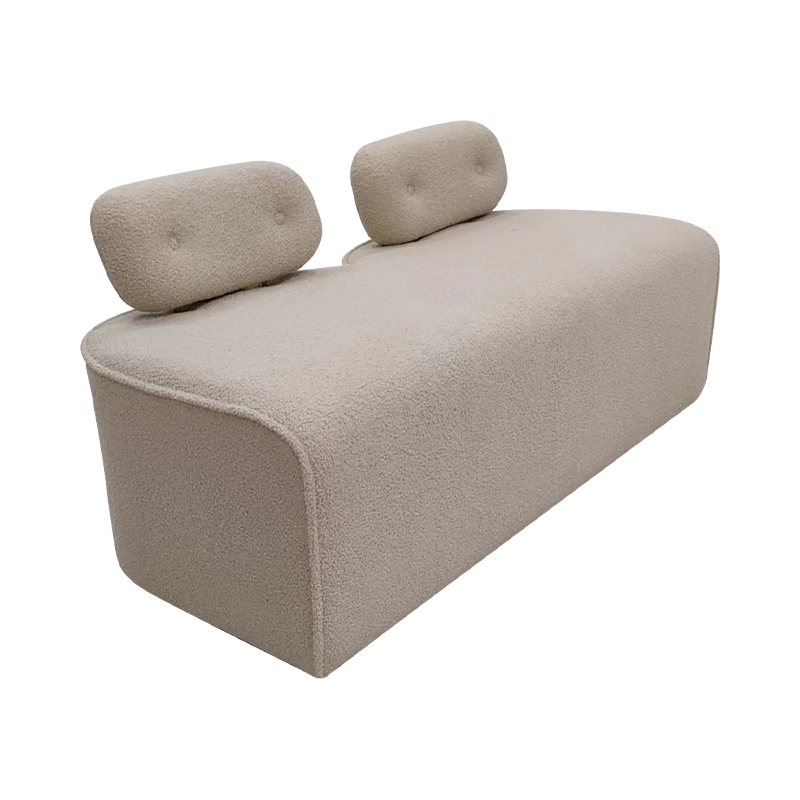 Dubbel soffa svamp soffa älskar med ryggstöd